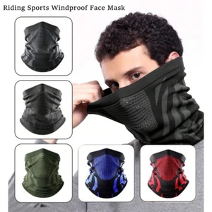 1pc Motorcycle Neck Warmer Tube Windproof Thermal Face Mask Cover Ski Scarf Mask - Picture 1 of 24