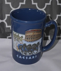 Vintage Caesars Palace Casino Las Vegas Raised 3D Double Sided Mug 16 oz - Picture 1 of 10