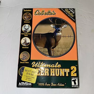 Video Game PC Cabelas Ultimate Deer Hunt 2 Two 2002 - Image 1 of 4