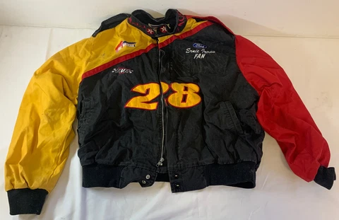 1990s ERNIE IRVAN NASCAR FAN JACKET/COAT ~ size XL Cover