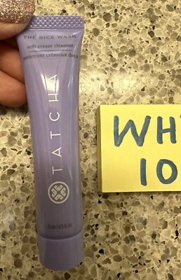 Очищающее средство для лица TATCHA The Rice Wash 0,5 унции /15 мл ДОРОЖНЫЙ РАЗМЕР; ЗАПЕЧАТАННОЕ НОВОЕ - Изображение 1 из 4