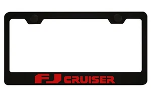 Toyota FJ Cruiser Black License Plate Frame - Foto 1 di 1