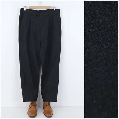 Pantalones de vestir para hombre 35 cintura 28,5 pierna MARKS&SPENCER gris pantalones pantalones pantalones Foto 1 de 4