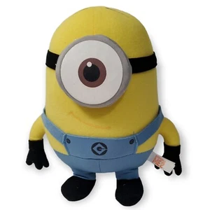 Despicable Me Minions Minion Stuart Plush Figure - Half smile, Smirk - EUC - Imagen 1 de 5