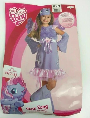 Disfraz My Little Pony Star Song Traje de Lujo Disfraz Halloween Niñas Talla 7-8 Foto 1 de 4