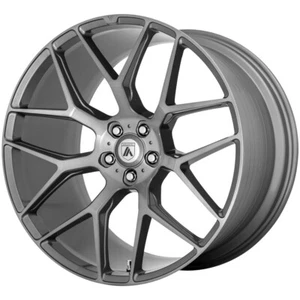 20x9 +35 Asanti Black ABL-27 Dynasty 5x4.5 Titanium Brushed Wheels (Set of 4) - Picture 1 of 3