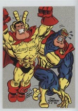 1994 Eclipse Cards Illustrated Hero Team-Up Captain Everything Megaton Man d8k
