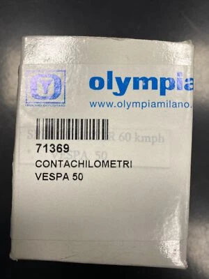 Strumento Contachilometri Vespa 50 Modello R tondo con stemma piaggio olympia - Immagine 1 di 4