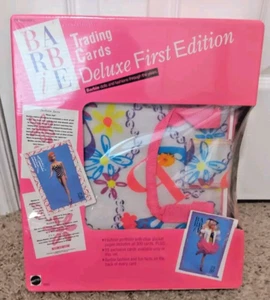 Barbie Trading Cards 300 Cards Deluxe Set First Edition Sealed 1990 Exclusive  - Picture 1 of 5