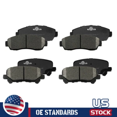 Pastilhas de freio dianteiras e traseiras de cerâmica Honda Odyssey 2011 - 2016 2017 - Imagem 1 de 4