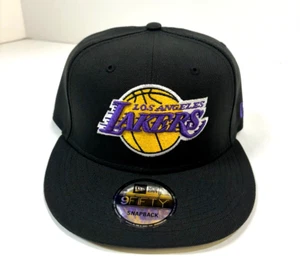 Los Angeles Lakers NBA NE Basic Snapback Hat~ Black - Picture 1 of 5
