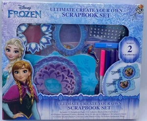 Frozen Sammelalbum Set Disney Erstellen Sie Ihre eigenen Designs ergibt 2 Sammelalben BRANDNEU - Bild 1 von 9