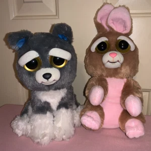 2 Feisty Pets: Sammy Suckerpunch der Hund & Vicky Vicious der Hase - 9 & 11 Zoll - Bild 1 von 9
