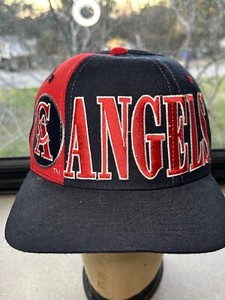 Rare Vintage Original CALIFORNIA ANGELS MLB Genuine Merch Snapback Baseball Hat