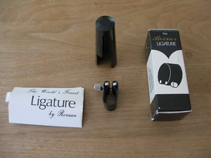 Rovner 1M Dark Ligature Blattschraube mit Kapsel Alt-Saxophon Metall Alto - Bild 1 von 4