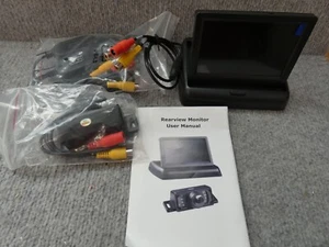 VEHICLE CAR BACKUP CAMERA SECURITY COLOR MONITOR - Picture 1 of 3