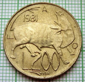 SAN MARINO 1981 200 LIRE, FAO SERIES, UNC yes we do combine postage - Picture 1 of 6