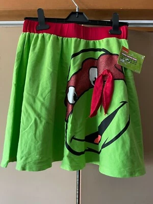 NUEVA Falda Mujer Rafael Teenage Mutant Ninja Turtles TMNT Talla Hasta Talla 8 Nueva con Etiquetas Foto 1 de 2