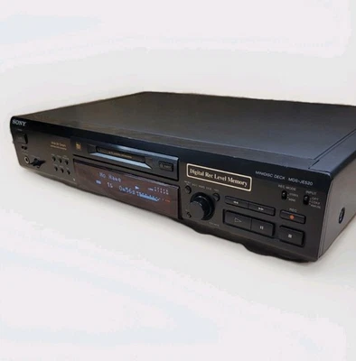 Sony MDS-JE520 Mini Disc Recorder MD player Black Tested Stunning Vintage Sony - Image 1 of 4