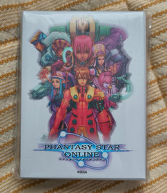 Official Sega Dreamcast Phantasy Star Online 50 Card Sleeves Protector  LRG