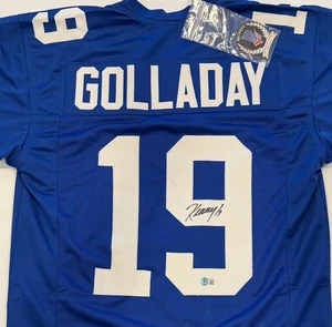 Camiseta Personalizada Kenny Golladay New York Giants Firmada Beckett BAS Autógrafo Certificado de Autenticidad - Imagen 1 de 3