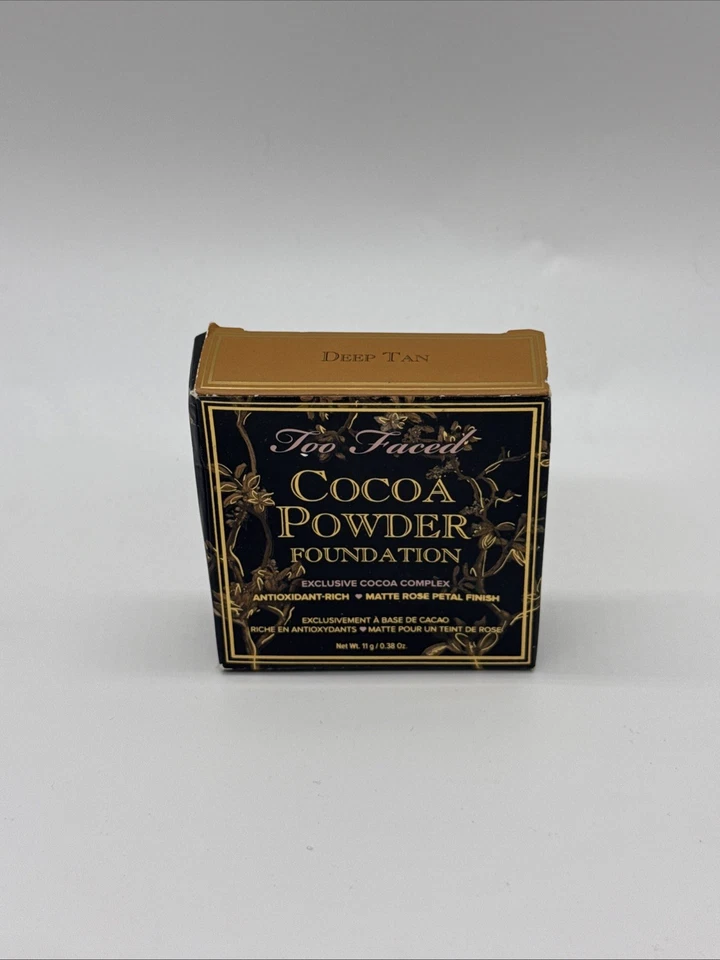 Too Faced Cocoa Powder Foundation Deep Tan 0.38 oz BNIB (C3) - Image 1 of 1