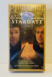 Stargate Special Edition Director's Cut 2003 VHS Brand New Sealed Watermarks - Picture 1 of 6