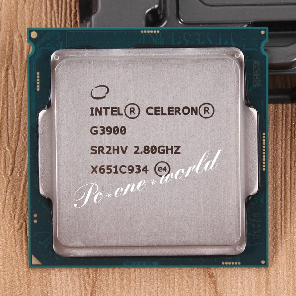 Intel Celeron G3900 2MB Cache 2.80 GHz Dual Core LGA 1151 SR2HV CPU Processor - Bild 1 von 1
