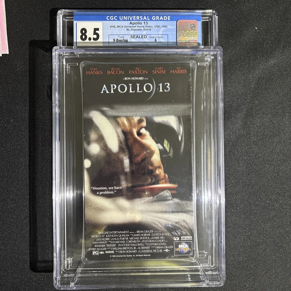 CGC 8.5 Apollo 13 VHS Sealed A Grade -  Tom Hanks, Kevin Bacon, Etc. - Image 1 of 4