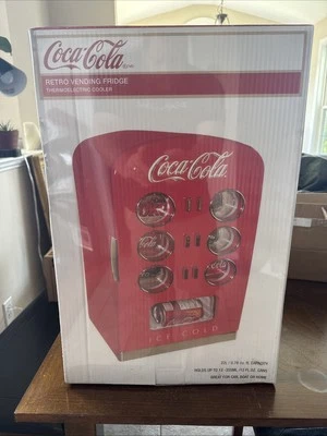 NEW Coca-Cola Retro Vending KBC22 -12 Can Vending Fridge Koolatron Dc12v Plug - Image 1 of 4