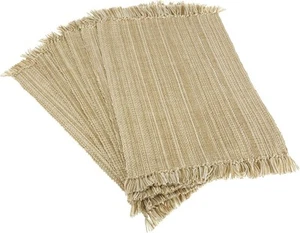 DII Variegated Tabletop Collection, Placemat Set, 13x19", Off-white  - Picture 1 of 2