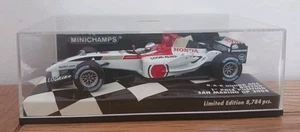 Minichamps B.A.R Honda 006 Jenson Button 1st Pole Position San Marino GP 2004 - Picture 1 of 9