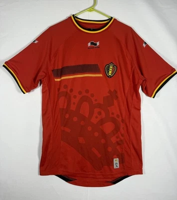 比利时队 2014 2015 年主场球衣成人 XL 足球衬衫足球 Burrda Sport — 第 1/4 张图片