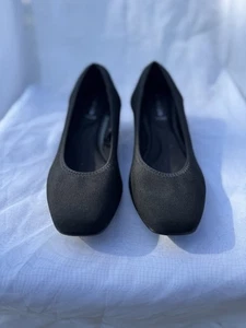 Tacón de cuña negro para mujer Anne Klein talla 9,5 - Imagen 1 de 5