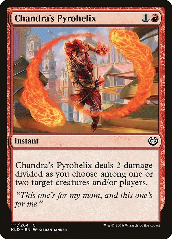 LP Chandra's Pyrohelix (111) Kaladesh KLD MTG Magic - Image 1 of 1