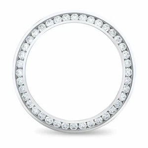 BISEL DE DIAMANTE PARA ROLEX YACHTMASTER, THUNDERBIRD, TURN O GRAPH 3CT ORO BLANCO - Imagen 1 de 8