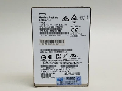 HGST HP Ultrastar HUSMH8040BSS204 400GB SAS 3 2.5 in Solid State Drive - Image 1 of 3