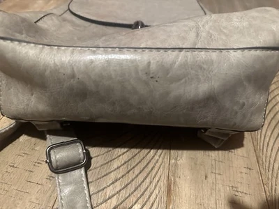 WINK KANGAROO Unisex Mochila Mochila Bolso de Hombro Calidad Imitación Cuero Gris Foto 1 de 4