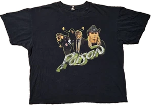 Poison 2007 Tour Shirt Y2K Black 2X Double Side Poison'D Bret Michaels Anvil Tag - Bild 1 von 14