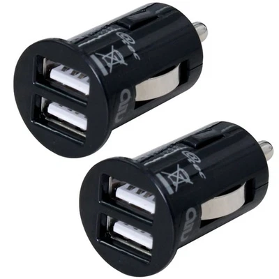 2x AIV Dual KFZ Lader 2,1A USB Ladegerät 12V 24V Lade-Adapter für Handy iPhone