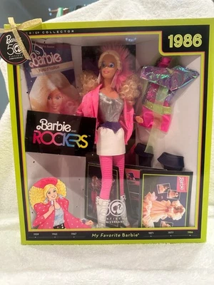 MATTEL BARBIE 50 ANIVERSARIO MI FAVORITA BARBIE 1986 REPRODUCCIÓN Foto 1 de 4