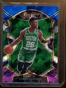 2020-21 Panini Select Aaron Nesmith Blue White Purple Cracked Ice RC Celtics #74 - Picture 1 of 2