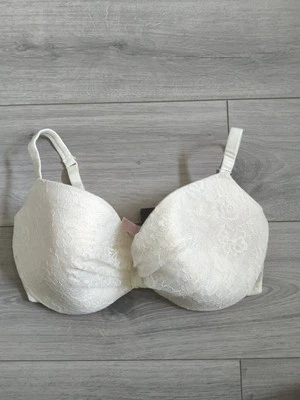 Sujetador bandeau plisado de encaje marfil La Senza vintage talla 38F nuevo con etiquetas Foto 1 de 4