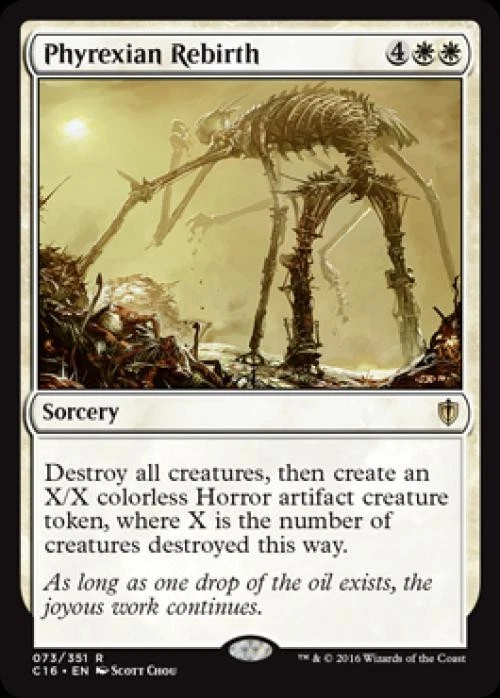 Phyrexian Rebirth - Light Play MTG Commander 2016 Edition - Image 1 of 1