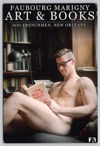 Nueva Orleans Louisana, Fab Librería Sexy Desnudo Masculino Fiesta Invitación Postal De Colección - Imagen 1 de 2