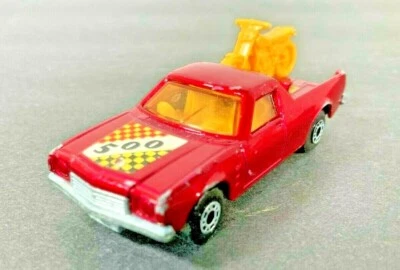 Caja de cerillas Lesney Superfast 1977 vintage n.º 60 Holden Pick-Up 500 con bicicleta amarilla Foto 1 de 4
