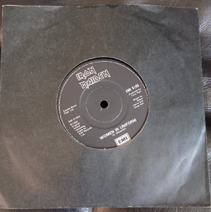 Iron Maiden Women In Uniform/ Invasion 7" Vinyl EMI 5105 Single 1980 Rare Metal - Picture 1 of 4