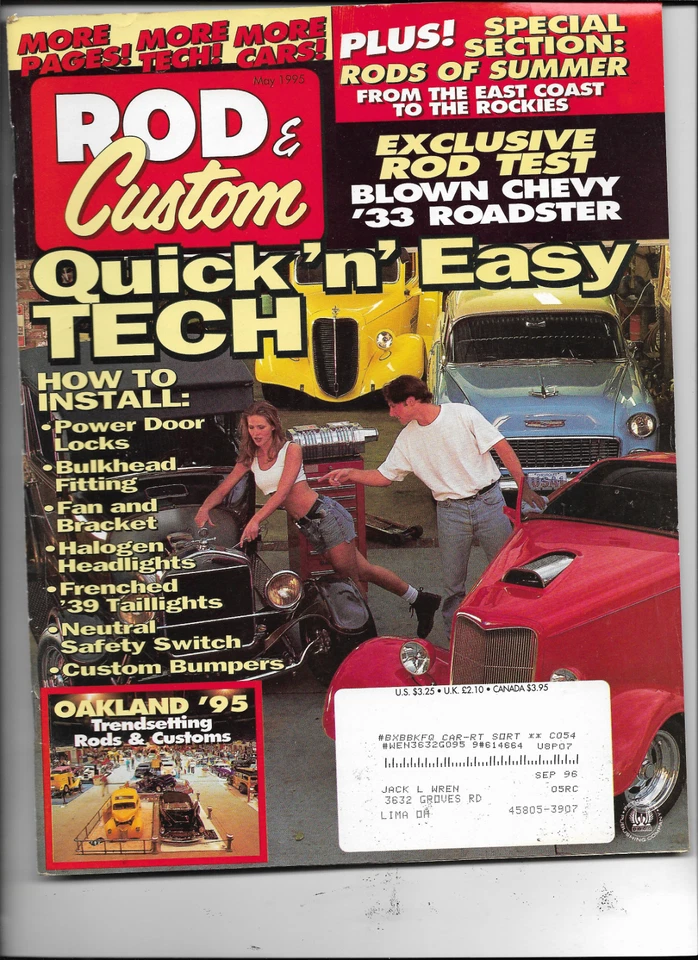 ROD & CUSTOM MAGAZINE------MAY  1995 - Image 1 of 1