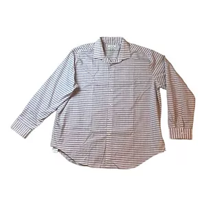 Camicia elegante uomo Calvin Klein con bottoni manica lunga taglia 19-34/35 3XL vestibilità slim - Foto 1 di 10