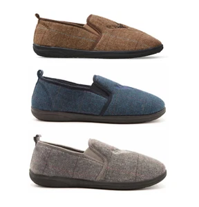 Padders Huntsman Men's Slipper - Wide G Fit - Memory Foam Insoles - Picture 1 of 4